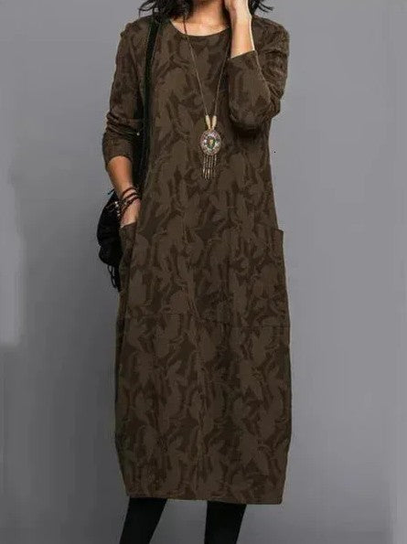 Amélie & Rose™ | The Clara Elegant Autumn Dress