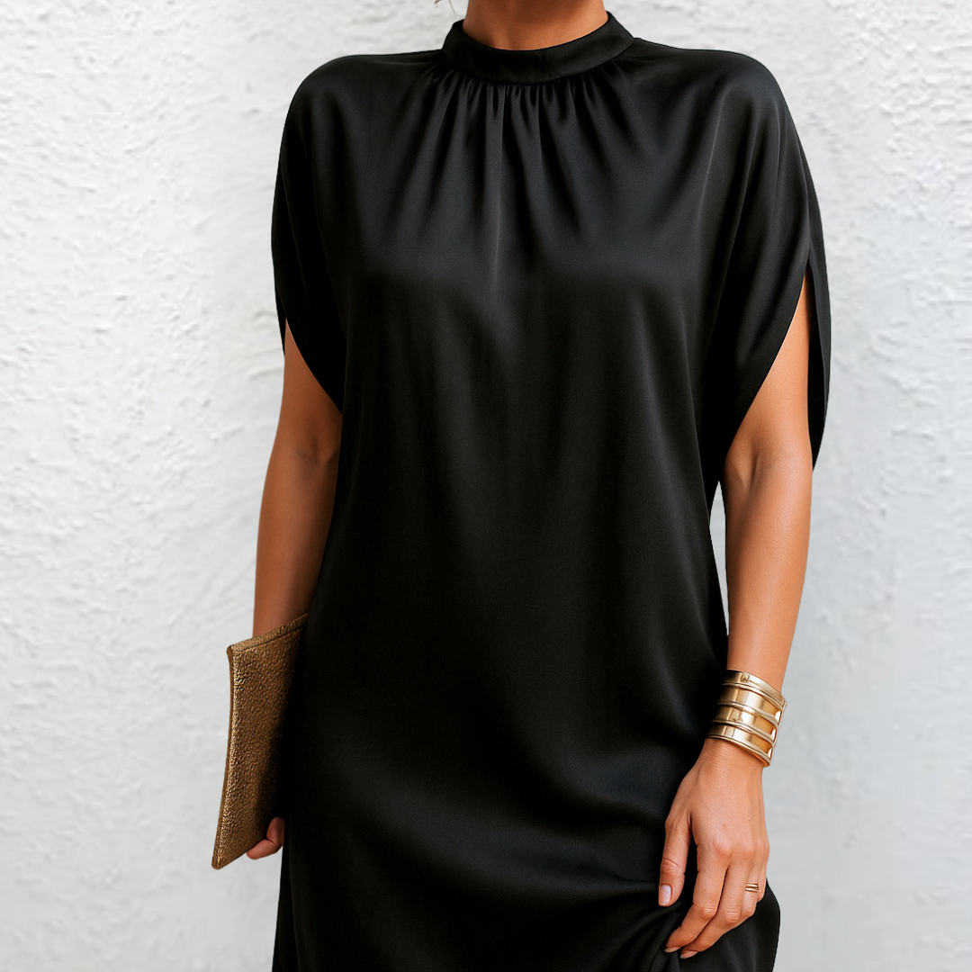 Amélie & Rose™ | Elegant Black Dress