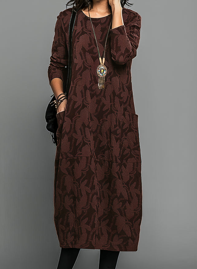 Amélie & Rose™ | The Clara Elegant Autumn Dress