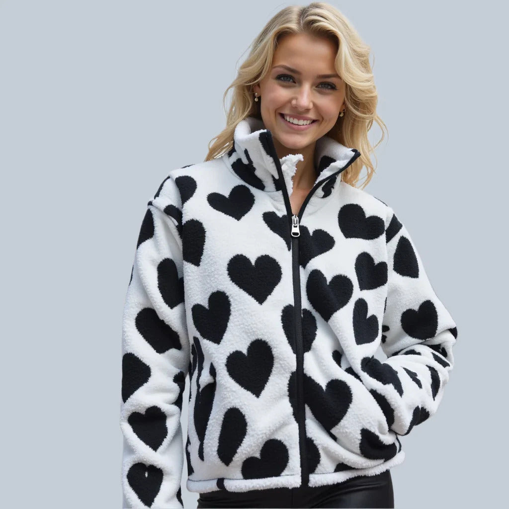Amélie & Rose™ | Reversible Heart Jacket