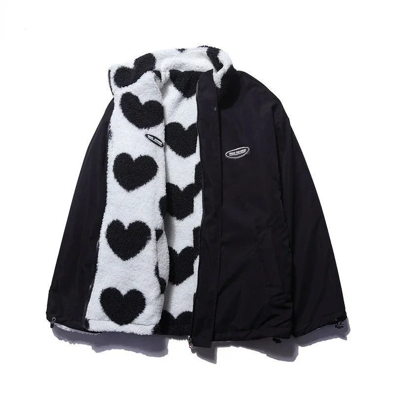 Amélie & Rose™ | Reversible Heart Jacket